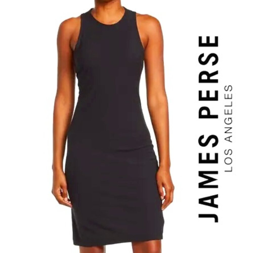 New James Perse standard Black T Shirt Dress
